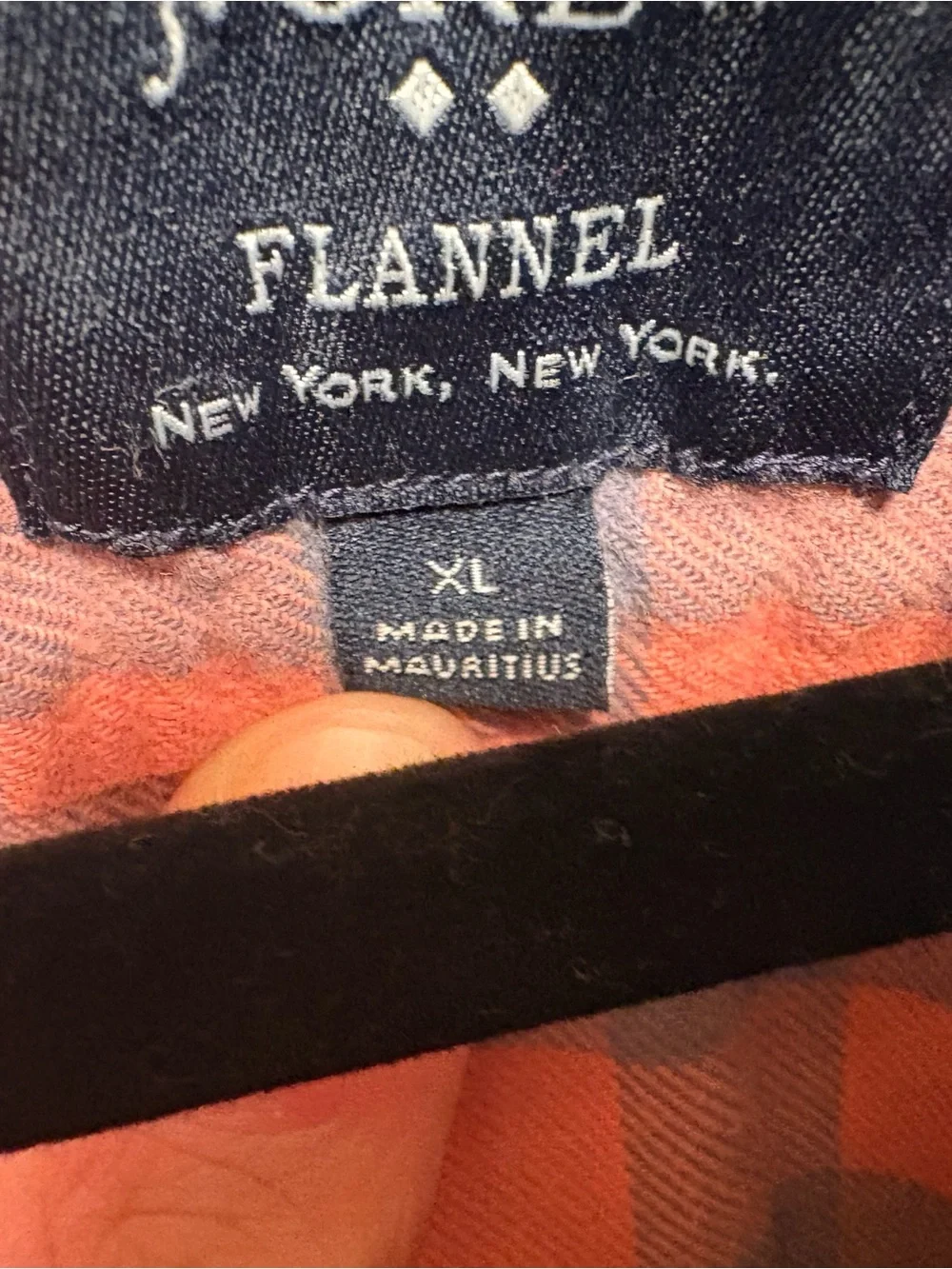 J. Crew Men’s Coral Pink and Gray Check Button-Down Shirt